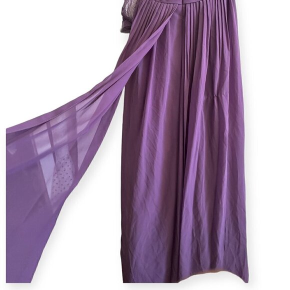 Jenny Yoo Aidan Convertible dress in wisteria luxe chiffon, Size 8, NWT - Picture 9 of 14